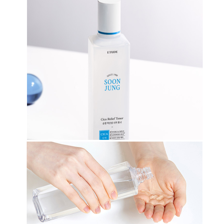 ETUDE HOUSE Soonjung Cica Relief Toner 200ml [Online Excl.] | Best Price  and Fast Shipping from Beauty Box Korea